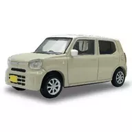 ソフトベージュメタリックホワイト2トーンルーフ(HYBRID X) 「1/64 SUZUKI アルトコレクション」