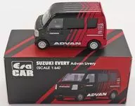 1/64 EVESP EVERY ADVAN LIVELY (Black x Red) [SU20 Suzuki 35]
