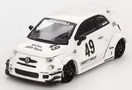 1/64 Abarth 595 LB-WORKS x Abbas Works Gala Left Handle (White) "Mini GT Series" [MGT00809-BL]