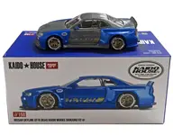 1/64 Nissan スカイライン GT-R R34 Kaido Works (V2 エアロ) SHINJUKU V2(右ハンドル) 「ミニGTシリーズ」 CHASE CAR [KHMG158]