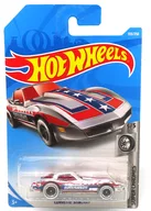 1/64 CORVETTE STINGRAY (prata, vermelho e azul) "Hot Wheels SUPER CHROMES" [FYG03]