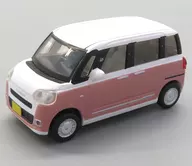 Shining White Pearl x Apricot Pink Metallic "1/64 DAIHATSU Move Canvas 2022 ~"