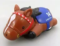 トウカイテイオー #14(ブラウン) 「サラブレッドコレクション プルバックホース」