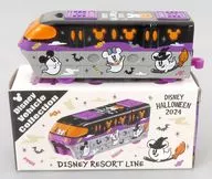 Disney Halloween 2024 Disney Resort Line Fantasma Mickey (roxo, laranja e prata) "Tomica Disney Vehicle Collection" tóquio Disney Resort Limited