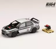 1/64三菱Lancer EVOLUTION 9 MR GSR RALLY REPLICA引擎带展示型号2006(中等色彩灰色云母)[HJ648054MP]