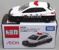 豐田GR卡羅拉日本警察設計警視廳(白色×黑色)"TOMICA No.78>AEON原創