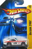 1/64 DATSUN 240Z #120 (blanco x rojo x gris) "Hot Wheels" [J3277]