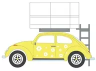 1/64 Classic Volkswagen Beetle - Yellow Flower Power with Camp’otel Cartop Sleeper Tent 「The Great Outdoors Series 4」 [38080]