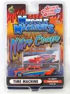 1/64 TIME MACHINES ’55 CHEVY(オレンジ×ブルー×イエロー) 「SUPER CHEVY SHOW」 MUSCLE MACHINES Nitro Coupe [NC04-08]