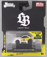 1/64 LIBERTY WALK 1999 NISSAN SKYLINE GT-R R R34#23(白色×黃色)"MUSCLE MASCHINES>[15526]