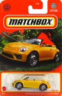 1/64 2019 VOLKSWAGEN BEETLE CONVERTIBLE (Yellow) "MATCHBOX" [HVL77]