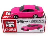 Toyota Crown Athlete (Pink) "Pocket Tomica Vol. 17 p. 059"