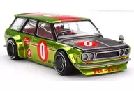 1/64 Datsun 510 Wagon OG Flo Yellow (Right Handle) "Mini GT Series" [KHMG164]