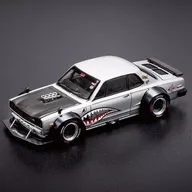 1/64 SKYLINE GT-R V8 DRIFT HAKOSUKA(メタリックシルバー) [PRE005]