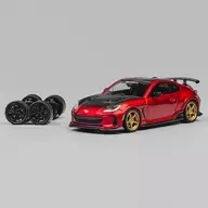 1/64 Subaru BRZ Varis Widebody (vermelho metálico) [CM64-BRZ-07]
