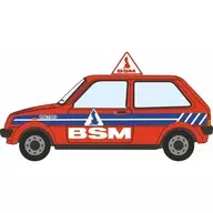 1/76 オースチン ミニ メトロ ブリティッシュ スクール オブ モーターリング(BSM) 自動車学校教習車 [OX76MET003]