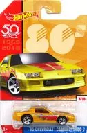 1/64'85 CHEVROLET CAMARO IROC-Z(黃色×紅色/火焰圖案)"Hot Wheels 50 th Anniversary Throwback>[FRF35]