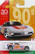 1/64'97 CORVETTE(白色×藍色×紅色)"Hot Wheels 50 th Anniversary Throwback>[FRF48]