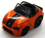 スズキ カプチーノ(オレンジ×ブラックストライプ) 「ちびっこチョロQコレクション Vol.4」