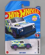 1/64 DRIFT-ENDER (blanco x amarillo x azul) "Hot Wheels HW FIRST RESPONSE" [HYW27]