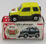 1/56 Mitsubishi Pajero Jr. with carrier (yellow / black) "Tomica" 30th anniversary limited edition
