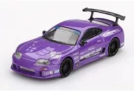 1/64 Toyota スープラ (A80) GT-300 Top Secret Purple(左ハンドル) 「ミニGTシリーズ」 [MGT01067-BL]