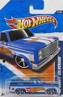 1/64' 83 CHEVY SILVERADO (Blue x White) "Hot Wheels HW RACING 11" [T9863]