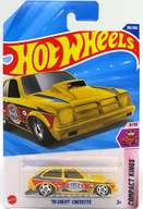 1/64 1976 CHEVY CHEVETTE(イエロー×ブルー×レッド) 「Hot Wheels COMPACT KINGS」 [HYX43]