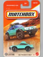 1/64 1985 PORSCHE 911 RALLY(グリーン) 「マッチボックス」 [JBP43]