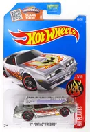 1/64 '77 PONTIAC FIREBIRD (patrón de fuego plateado x amarillo) "Hot Wheels" Walmart Exclusive Zamac [DHX82]