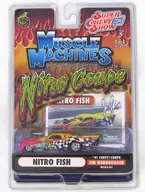1/64 NITRO FISH ’41 CHEVY COUPE(ピンク×イエロー×バイオレット) 「SUPER CHEVY SHOW」 MUSCLE MACHINES Nitro Coupe [NC03-01]