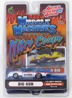 1/64 BIG GUN ’94 CHEVY BERETTA(ホワイト×ライトブルー) 「SUPER CHEVY SHOW」 MUSCLE MACHINES Nitro Coupe [NC03-08]