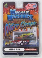 1/64 NITRO FISH ’41 CHEVY COUPE(イエロー×レッド×バイオレット) 「SUPER CHEVY SHOW」 MUSCLE MACHINES Nitro Coupe [NC03-07]