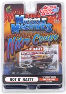 1/64 HOT N’ NASTY ’37 CHEVY COUPE(ブラック×シルバー) 「SUPER CHEVY SHOW」 MUSCLE MACHINES Nitro Coupe [NC03-09]