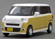 シャイニングホワイトパール×サンドベージュメタリック 「1/64 DAIHATSU ムーヴ キャンバス 2022～ Vol.1.5」