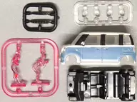 パールホワイトIII×シルキーブルーパール 「1/64PLUS ダイハツ ムーヴキャンバス NEWCOLOR」