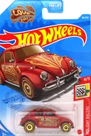 1/64 VOLKSWAGEN BEETLE(レッド×ゴールド) 「Hot Wheels HOLIDAY RACERS」 [GRY79]
