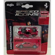 1/64 フェラーリ 296 GTB アセットフィオラノ(レッド×ホワイトストライプ) 「スピードアイコンシリーズ」 [MS15704RW]