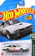 1/64 ALFA ROMEO GTV6 3.0 #6(ホワイト×ブラック×レッド) 「Hot Wheels RETRO RACERS」 [HKJ83]