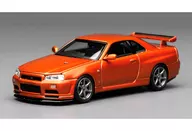 1/64 Nissan Skyline GT-R(R34) V-Spec II Customized Metallic Orange [M63471]