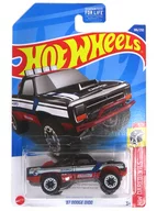 [TH] 1/64 ’87 DODGE D100(ブラック×ホワイト×レッド) 「Hot Wheels HW DARE DEVILS」 [HCX99]