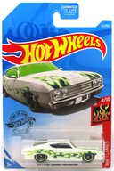 1/64 ’69 FORD TORINO TALLADEGA(ホワイト×ブラック×ライトグリーン) 「Hot Wheels HW FLAMES」 [FYF15]