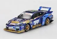 1/64 Nissan シルビア(S15) LB-Super Silhouette #555 2025 Formula Drift Japan Team MINI GT Liberty Walk(右ハンドル) 「ミニGTシリーズ」 [MGT01157-BL]