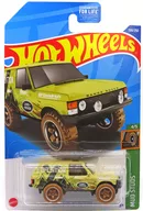 1/64 RANGE ROVER CLASSIC(イエロー×ホワイト×ブラウン) 「Hot Wheels MUD STUDS」 [HCX52]