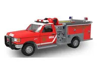 1/64 1990 Ford F-350 Mini Pumper Fire Truck - Heroico Cuerpo de Bomberos Distrito Federa. Mexico [30580]