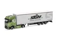 1/87 メルセデスベンツ アクトロス L プロキャビン ギガスペース ボリュームカーテンキャンバスセミトレーラー ”Stohr Logistik” [HE320955]