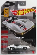 1/64 CORVETTE STINGRAY #70(ホワイト×レッド) 「Hot Wheels Hot Wheels CORVETTE 70 1953-2023」 [HLH50]