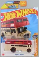 1/64 TROUBLE DECKER(レッド×ベージュ) 「Hot Wheels HW FAST TRANSIT」 [HTB45]