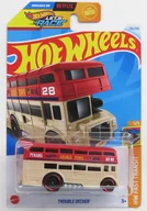 1/64 TROUBLE DECKER(レッド×ベージュ) 「Hot Wheels HW FAST TRANSIT」 [HTB45]