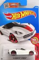 1/64 ’14 CORVETTE STINGRAY(ホワイト×レッド) 「Hot Wheels THEN AND NOW」 [DHR22]